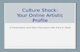 Culture Shock: Your Online Artistic Profile