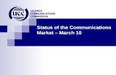 Status of the Communications Market – March 10