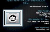 Teacher/Principal Evaluation Pilot