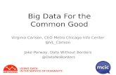 Big Data for the Common Good