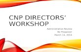 CNP Directors’ Workshop