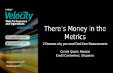 There’s Money in the Metrics