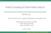 Robot Grasping of Deformable Objects