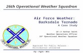 Air Force Weather:  Barksdale Tornado A Case Study