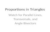 Proportions in Triangles