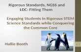 Engaging Students in Rigorous  STEM Science Standards while Conquering the Common Core