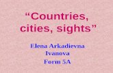 “Countries,  cities, sights”