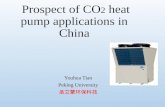 Prospect  of CO 2 heat  pump applications in China