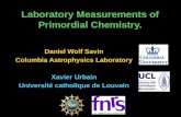 Laboratory Measurements of Primordial Chemistry.