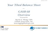 Your Tilted Balance Sheet –  GASB  68 Overview