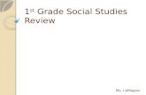 1 st  Grade Social Studies Review