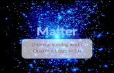 Chemical Building Blocks Chapter 1.1 (pgs 14-21)