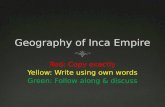 Geography of Inca Empire