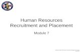 Human Resources Recruitment and Placement
