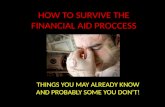 HOW TO SURVIVE THE FINANCIAL AID PROCCESS