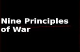 Nine Principles  of War