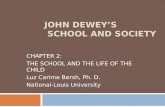 JOHN DEWEY’S  SCHOOL AND SOCIETY