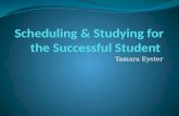 Scheduling & Studying for the Successful Student