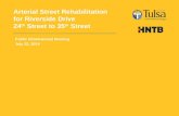 Arterial Street Rehabilitation for Riverside Drive 24 th  Street to 35 th  Street