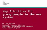 Key Priorities for young people in the new system