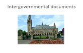 Intergovernmental documents