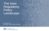 The New Regulatory Policy Landscape