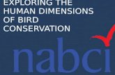 Exploring The    Human Dimensions of Bird Conservation