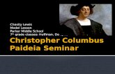 Christopher Columbus  Paideia  Seminar