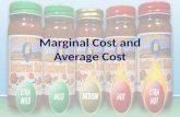 Marginal Cost and Average Cost