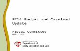 FY14 Budget and Caseload Update  Fiscal Committee April 7, 2014