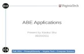 ABE Applications