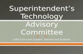 Superintendent’s Technology Advisory Committee