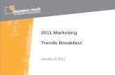 2011 Marketing  Trends Breakfast