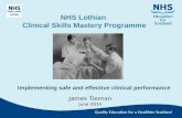 NHS Lothian  Clinical Skills Mastery Programme