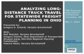 Analyzing long-distance truck travel for Statewide Freight Planning in Ohio