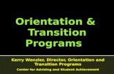 Orientation &  Transition Programs