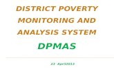 District Poverty Monitoring and Analysis System DPMAS