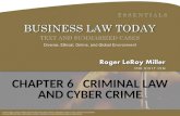 Chapter  6   Criminal Law and Cyber Crime