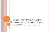 IM426 – business cases and Case studies in  mis