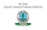 Ye Old  South Island Forest District