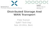 Distributed Storage And WAN Transport
