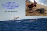 MAR 105 Introduction to Oceanography Honors