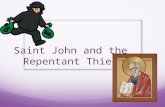 Saint John and the Repentant  Thief