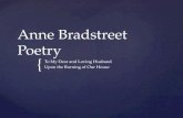 Anne Bradstreet Poetry