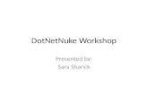DotNetNuke Workshop