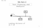 Test Planning and Analysis