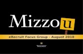 eRecruit  Focus Group - August 2010