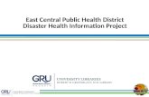 East Central Public Health District  Disaster Health Information Project