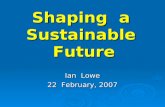 Shaping  a  Sustainable  Future