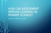 How can assessment improve learning in primary science?